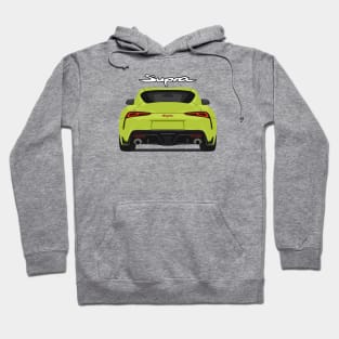 Rear Supra 5th Generation GR A90 green light Hoodie